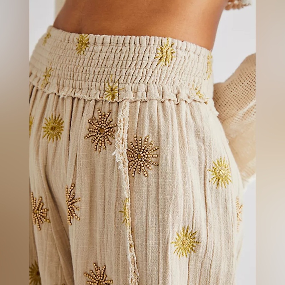 Free People Beach Rocker Embellished Harem Pants - Picture 7 of 8